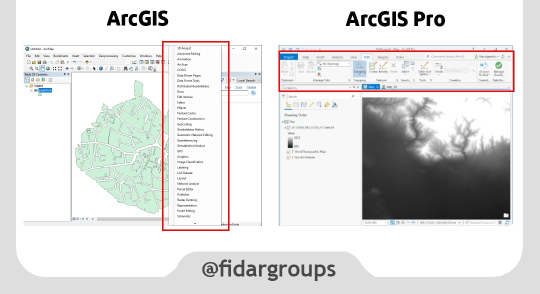 معرفی نرم افزار ArcGIS Pro
