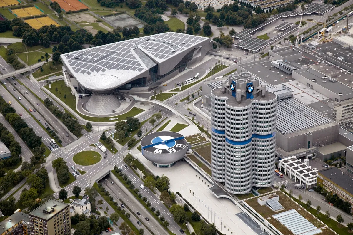 BMW Welt معماری پارامتریک