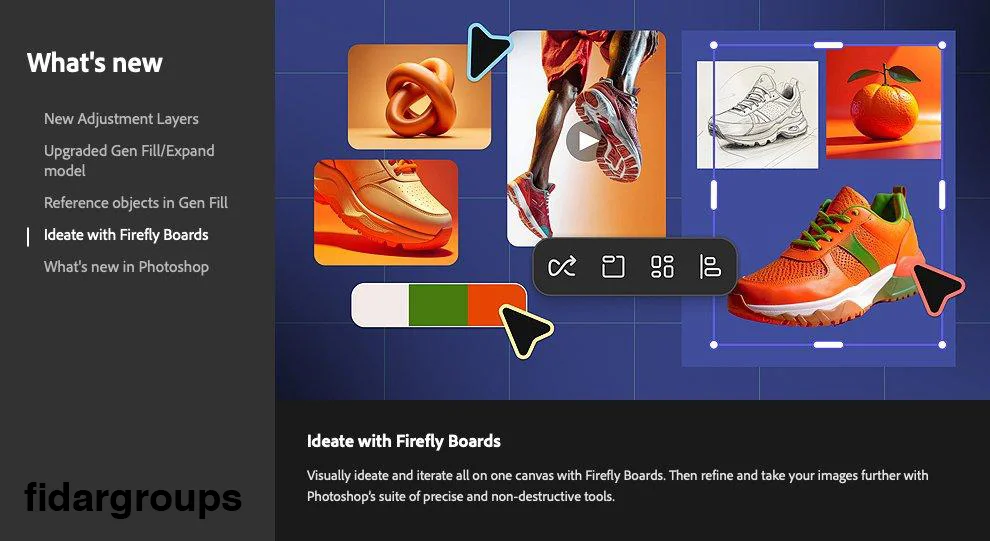 Firefly Boards در فتوشاپ