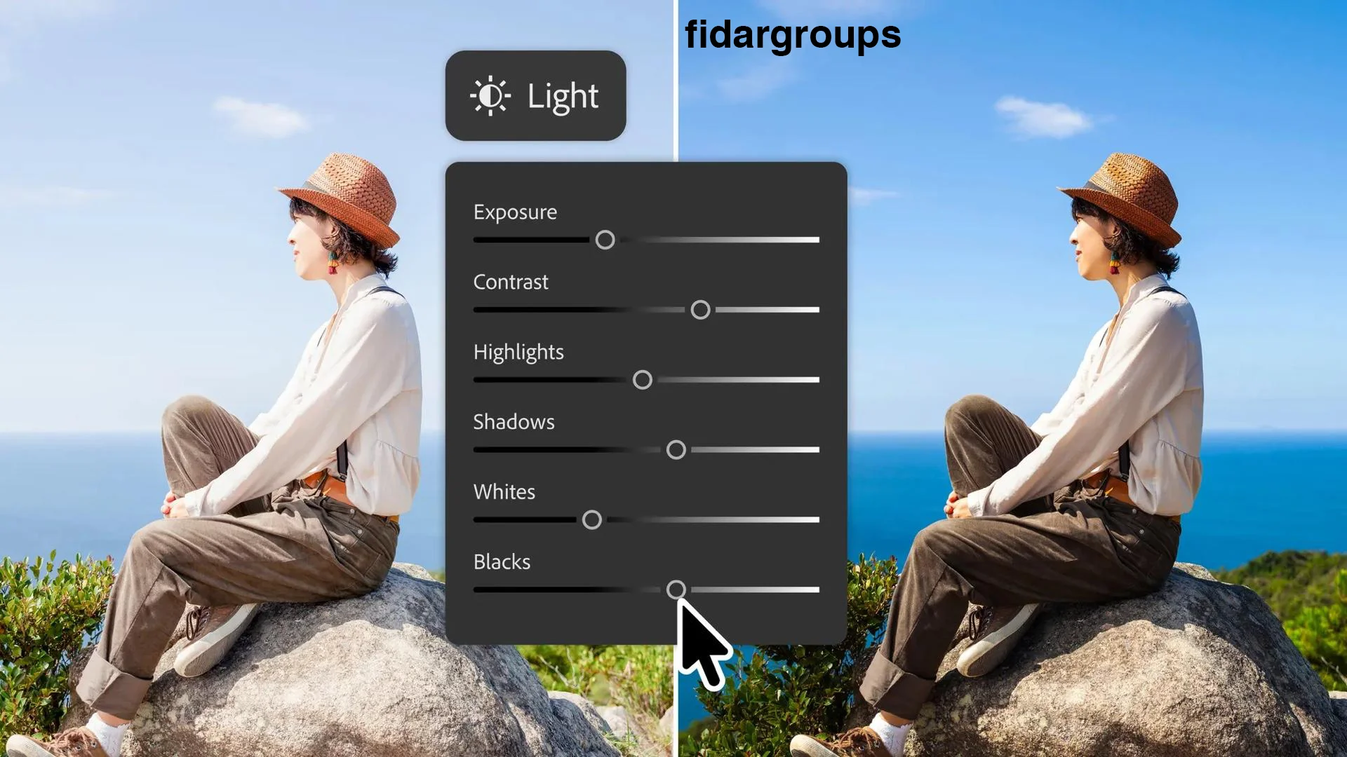 Light Adjustment Layer در فتوشاپ